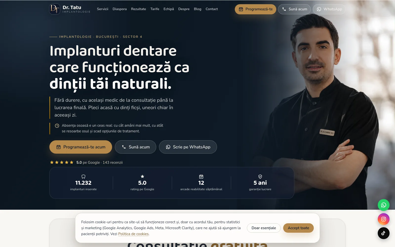 Dr. Tatu website preview