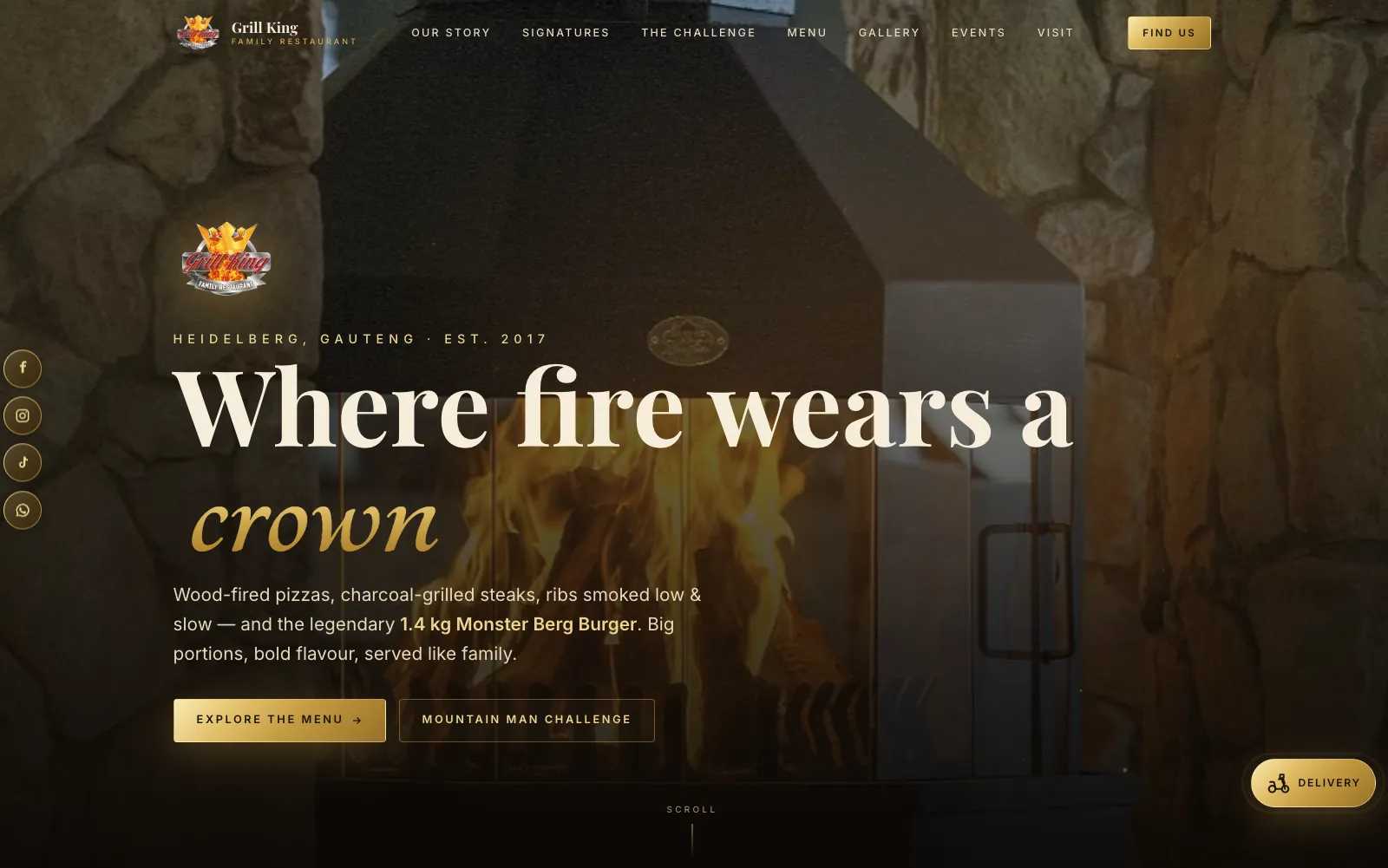 Grill King website preview