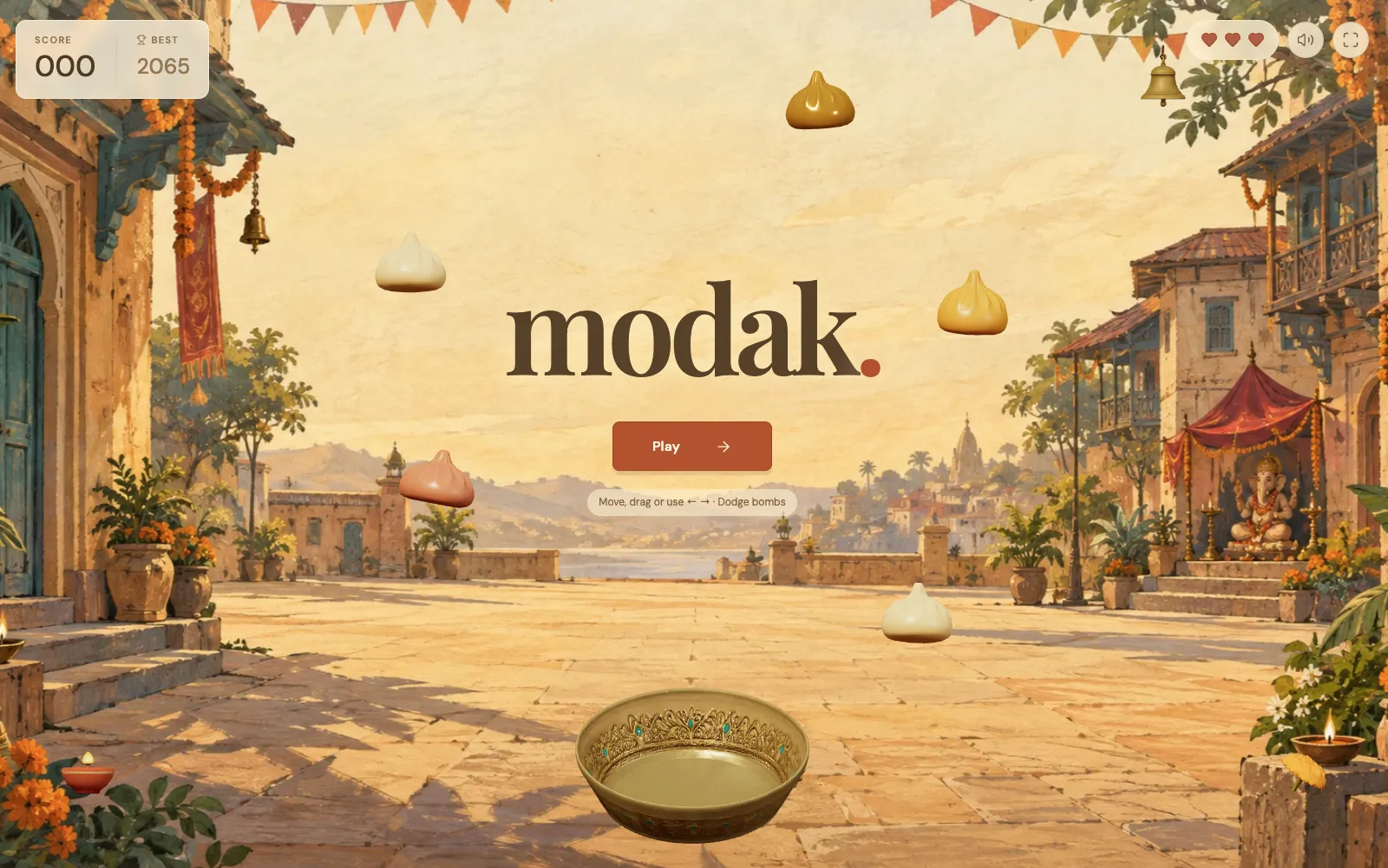 Modak website preview