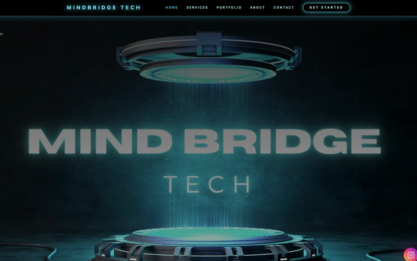 MindBridge Tech website preview